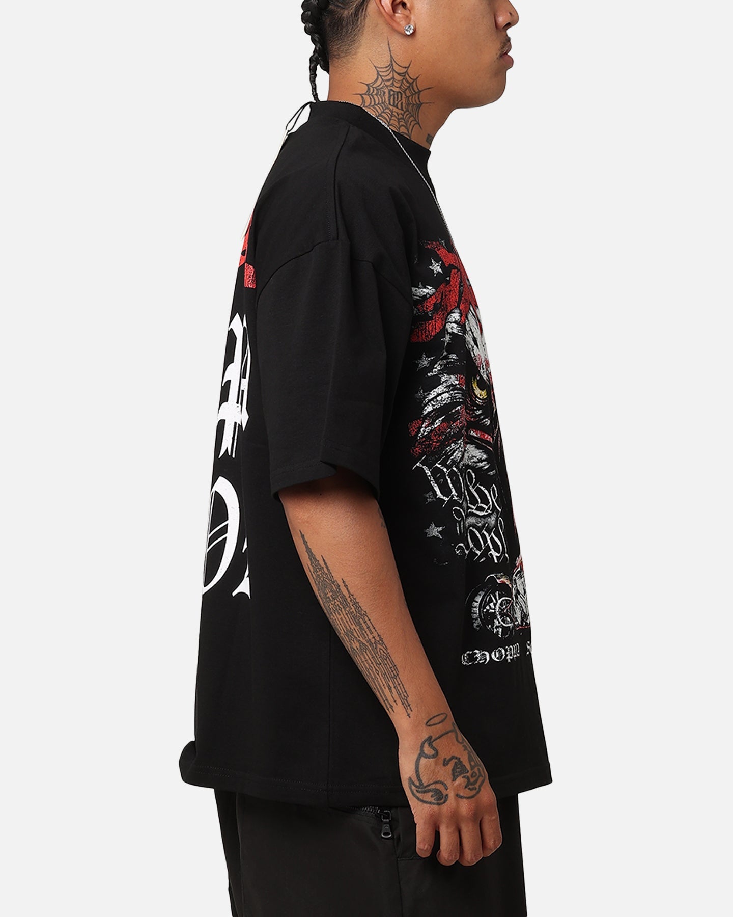 Loiter Choppa Season Vintage T-Shirt Black