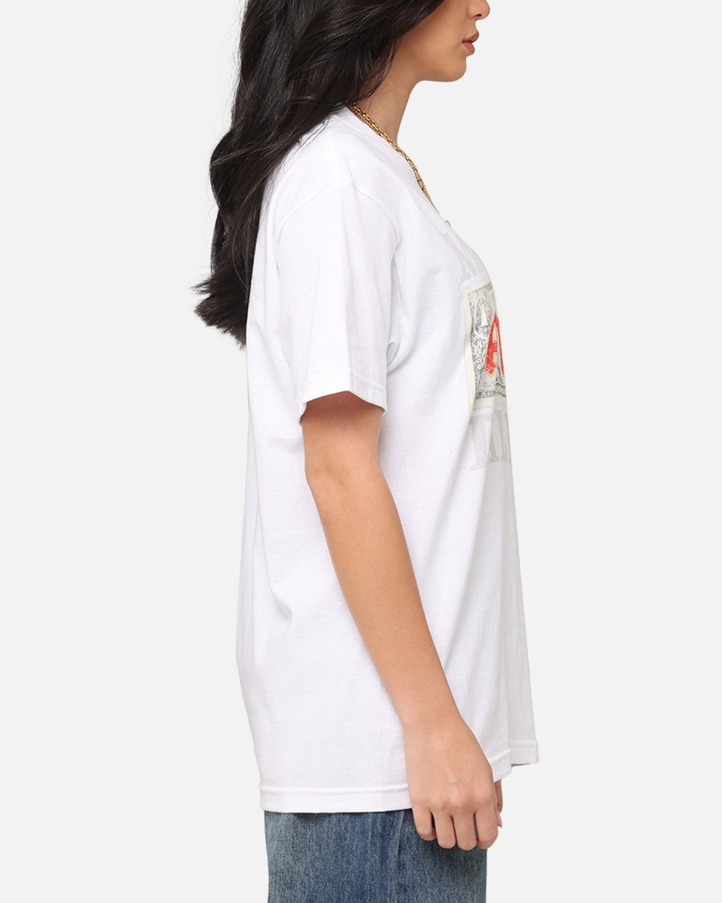 AC/DC Money Talks T-Shirt Vintage White Style001