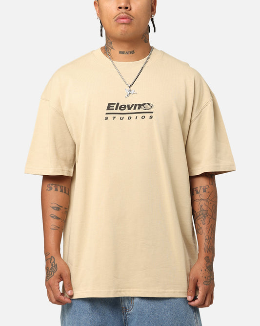 Elevn Clothing Co Elevn To The World T-Shirt Tan