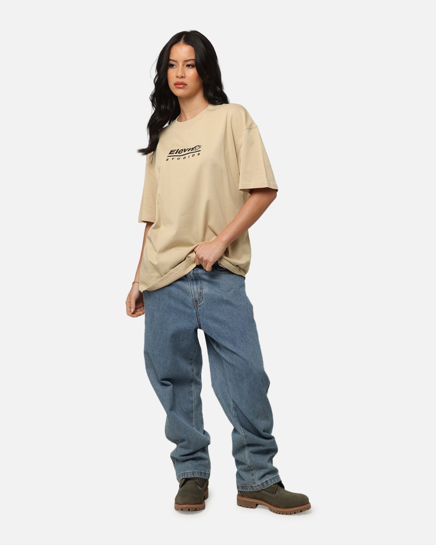 Elevn Clothing Co Elevn To The World T-Shirt Tan Style001