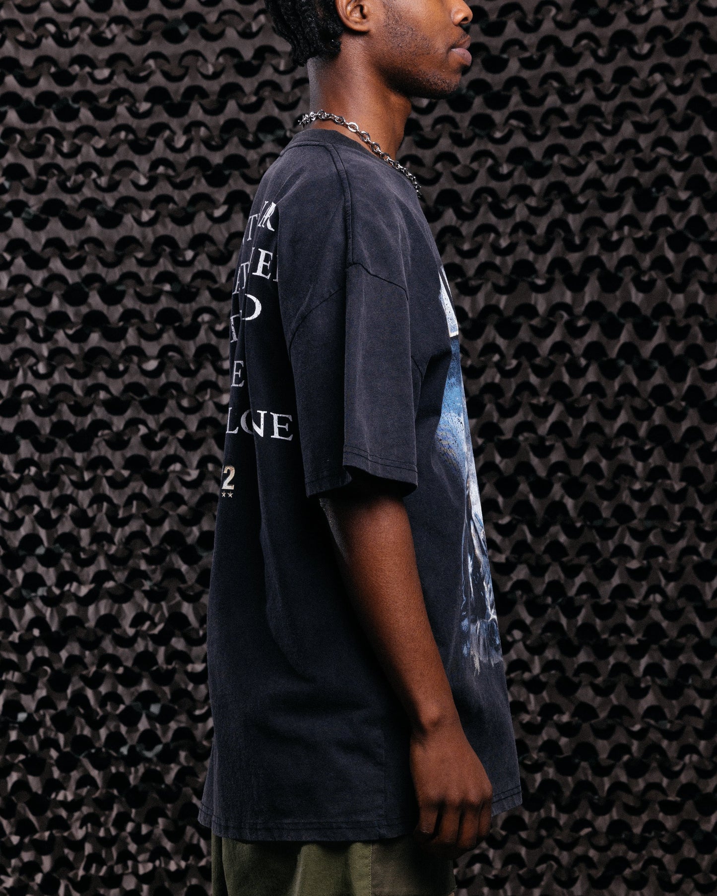 Goat Crew X Call Of Duty Call Of Duty 2 Vintage T-Shirt Black Acidwash