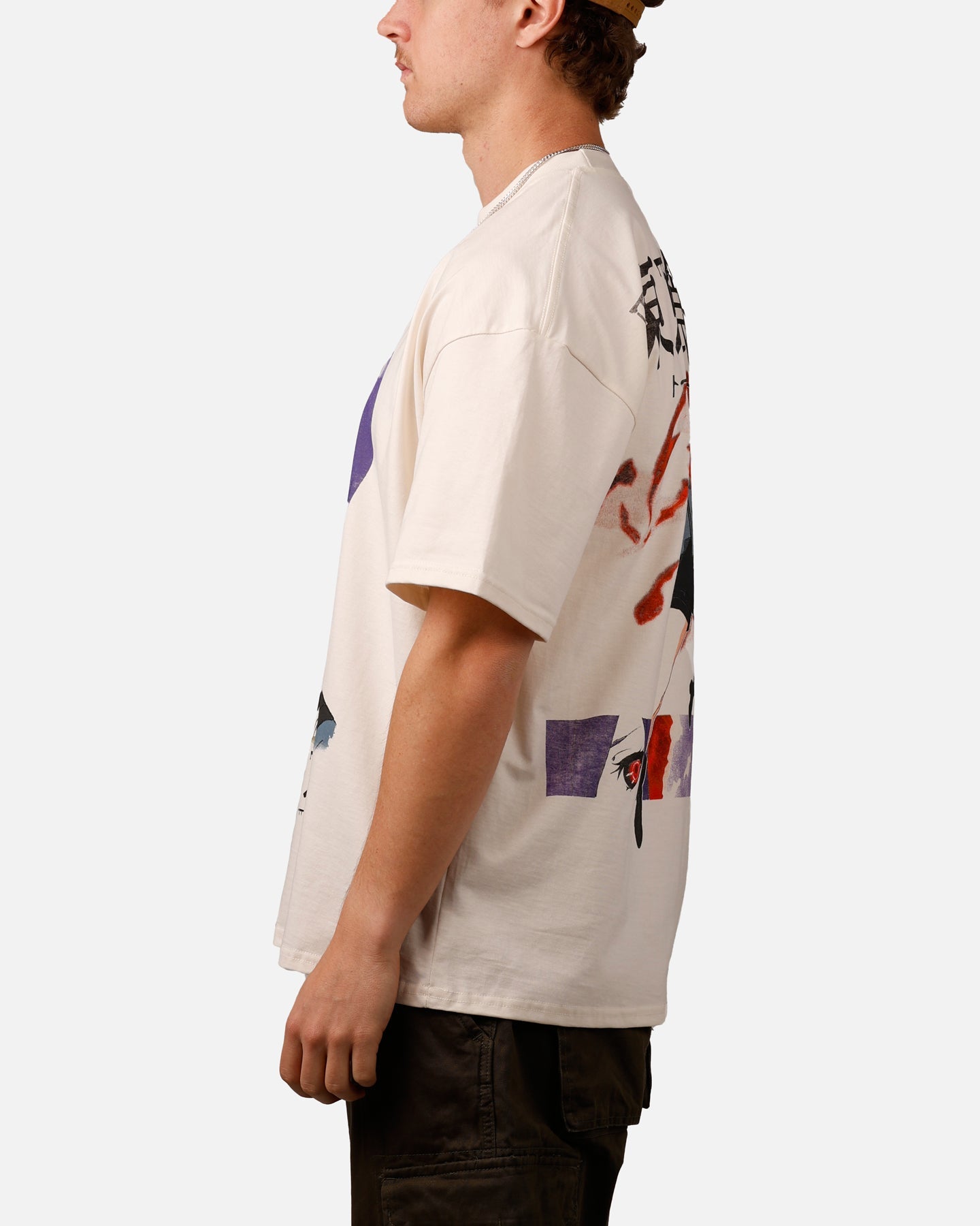 Goat Crew X Tokyo Ghoul Touka Vintage T-Shirt Off White