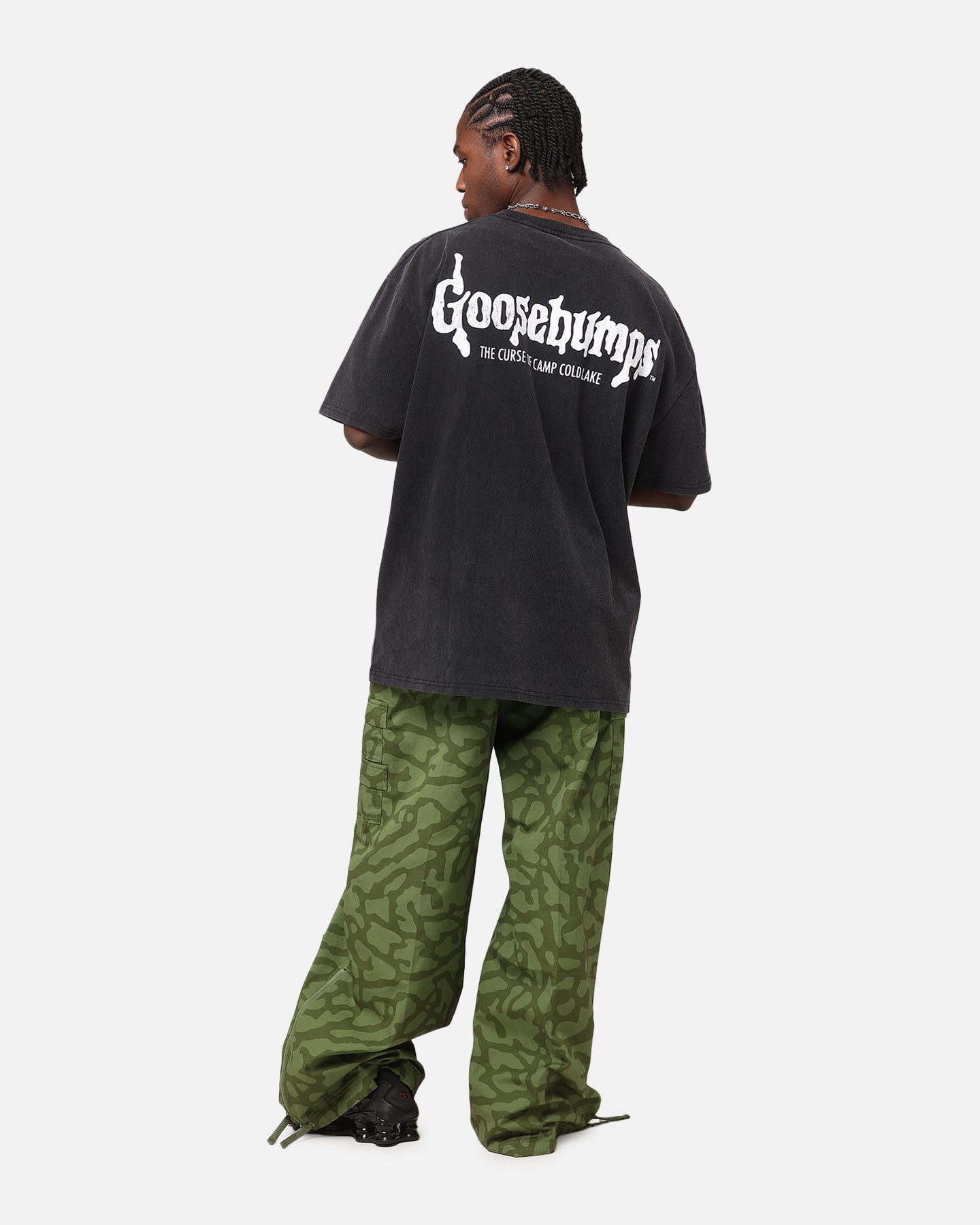 American Thrift X Goosebumps Cold Lake Heavy T-Shirt Vintage Black