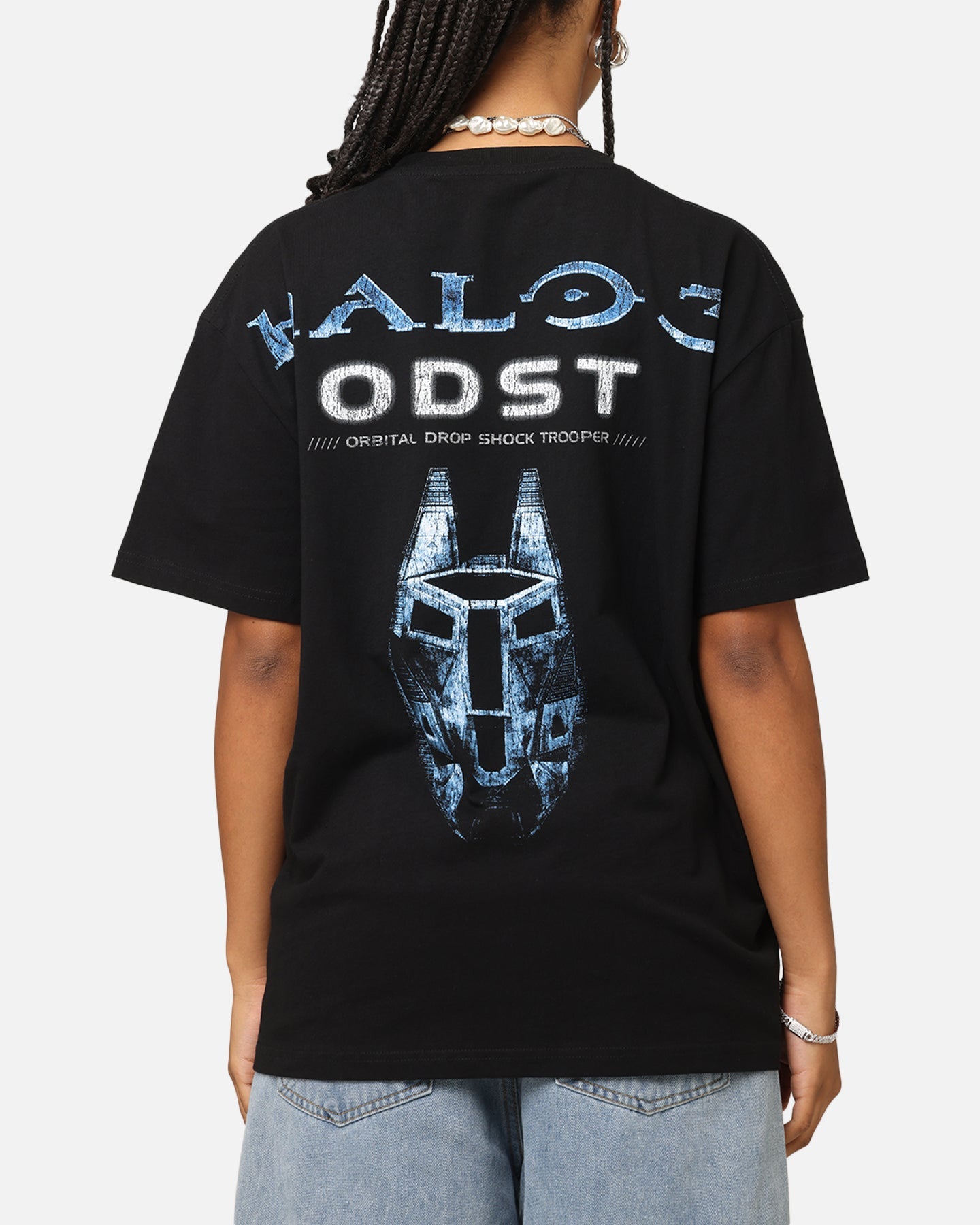 Goat Crew X Halo Halo ODST Vintage T-Shirt Black Style001
