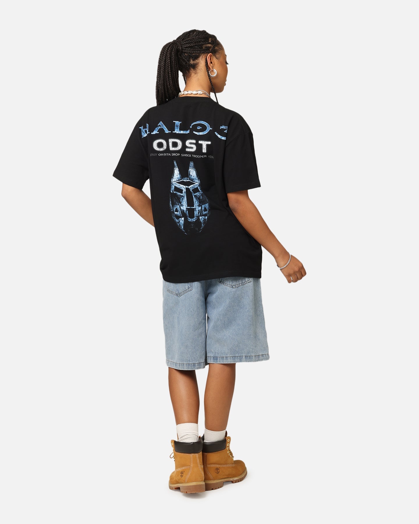 Goat Crew X Halo Halo ODST Vintage T-Shirt Black Style001