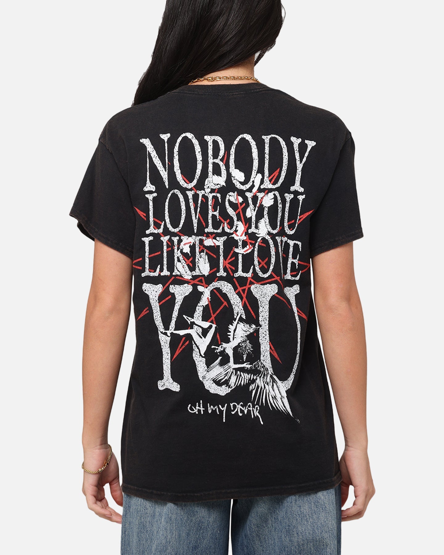 Bring Me The Horizon Nobody Loves You Vintage T-Shirt Black Vintage Style001