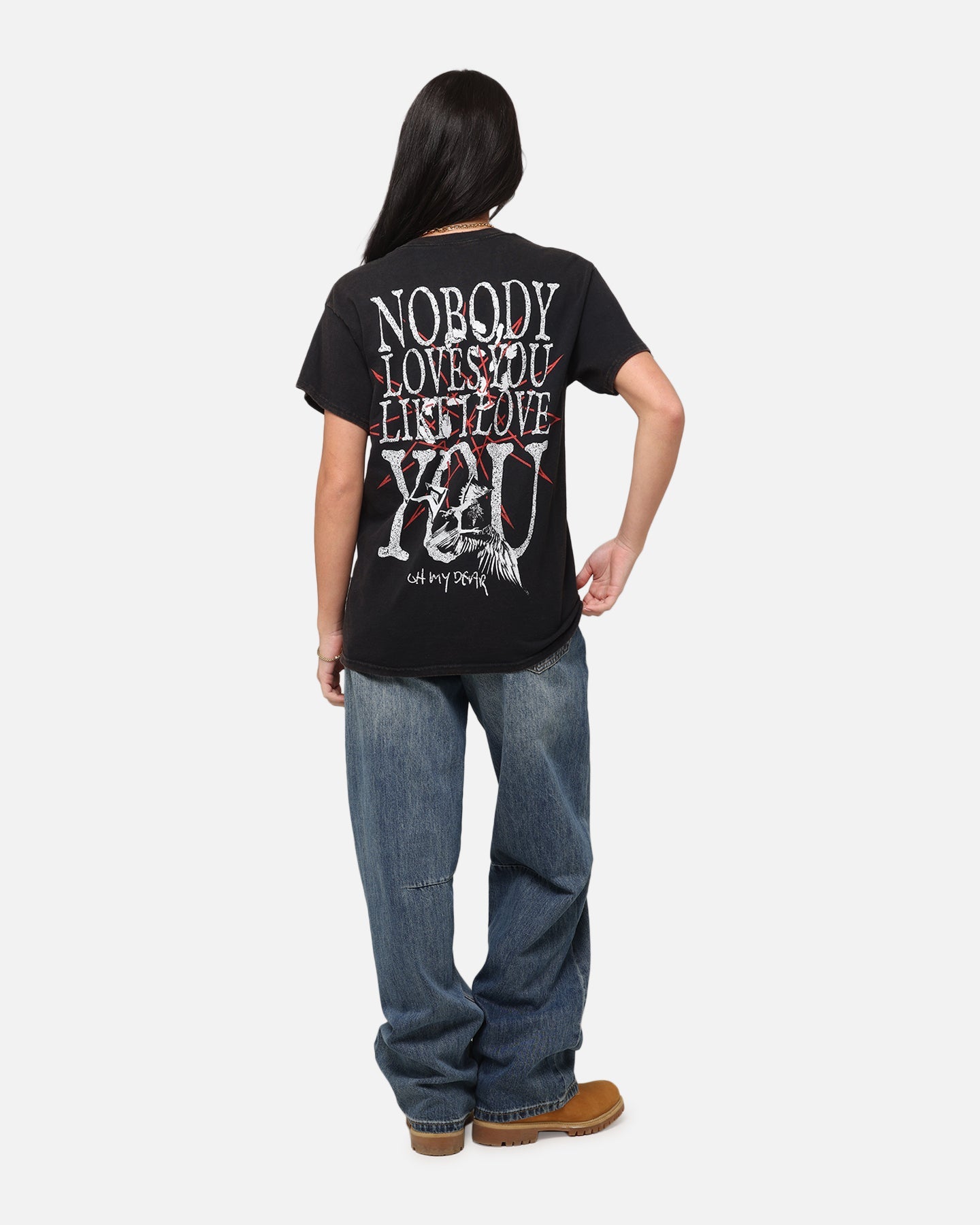 Bring Me The Horizon Nobody Loves You Vintage T-Shirt Black Vintage Style001
