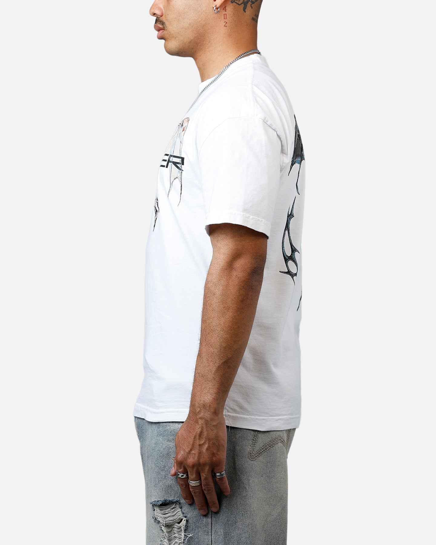 Loiter Chrome Deceiver Vintage T-Shirt White