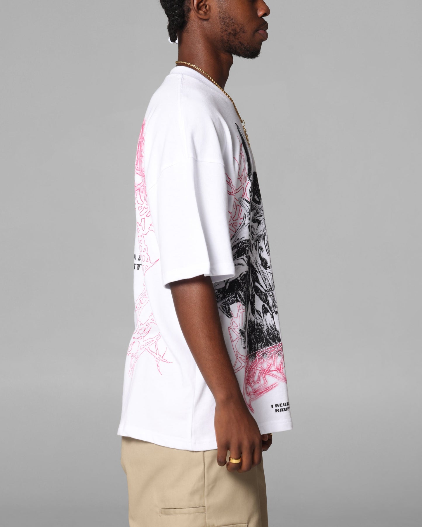 Loiter Dog Pound Vintage T-Shirt White