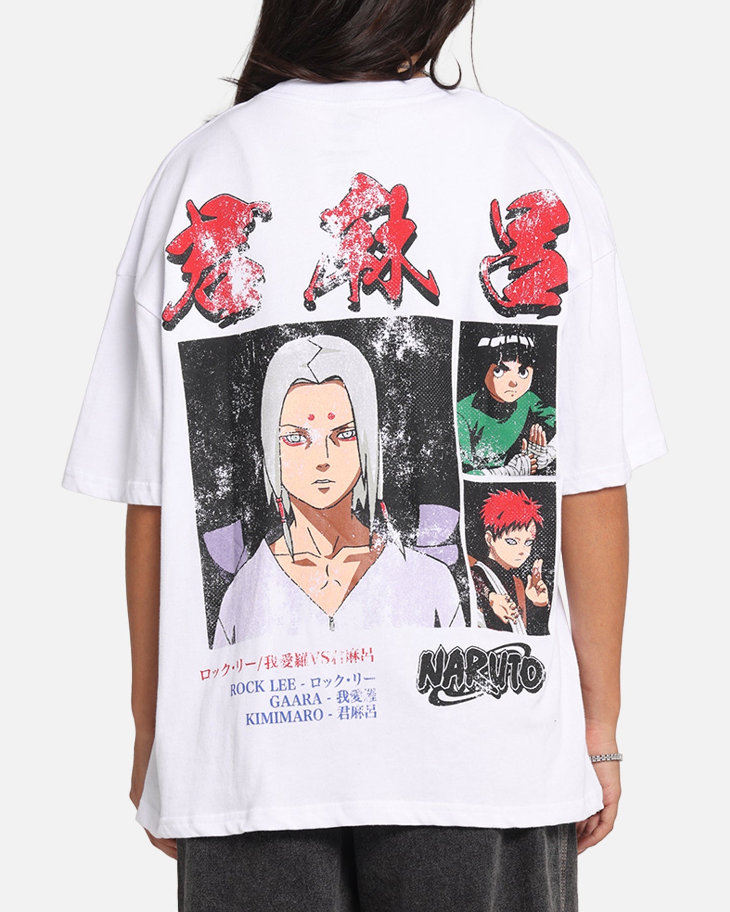 73 Studio X Naruto Kimmimaro Vintage T-Shirt White Style001