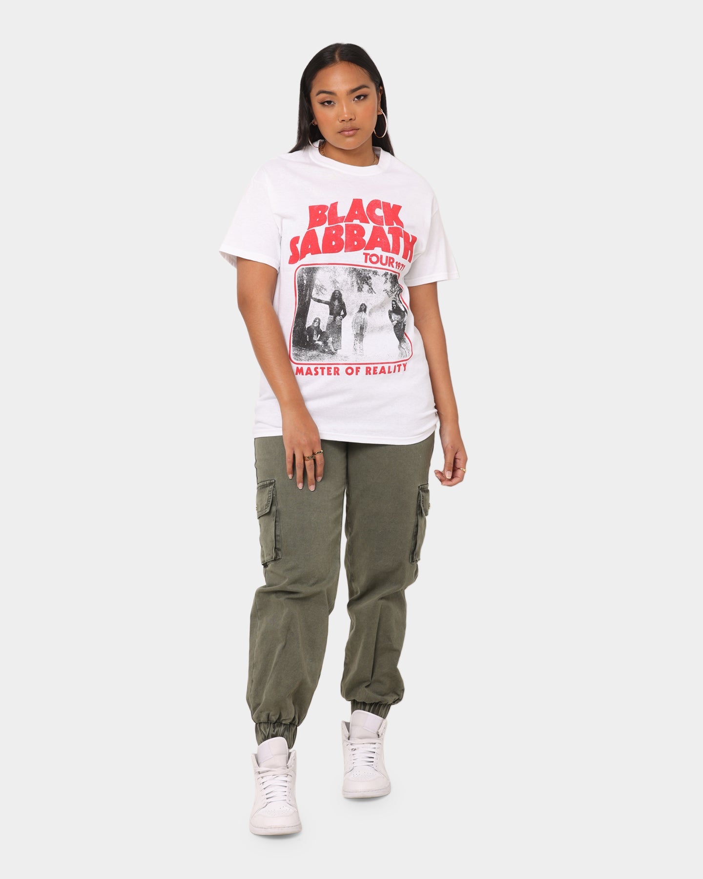 Bravado Master of Reality Vintage T-Shirt White Style001