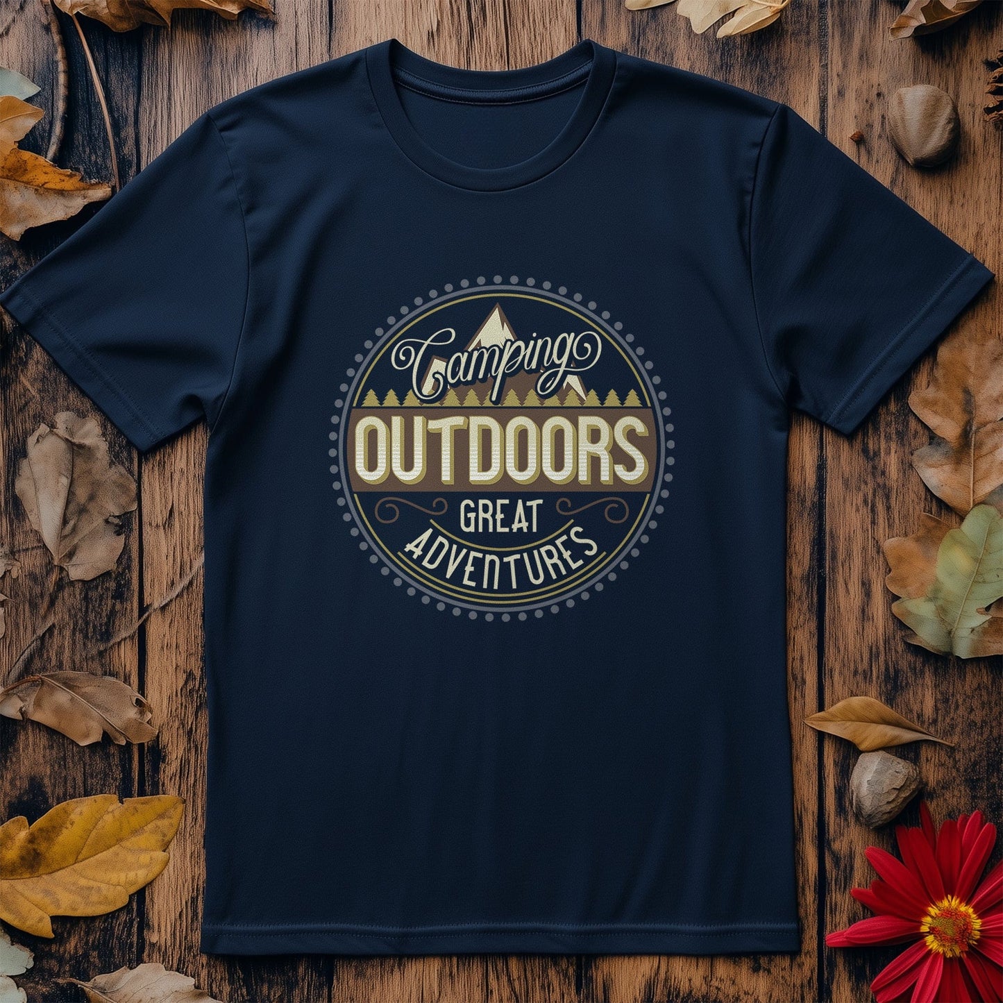 0418.Oleg.Camping_font.S4 T-shirt