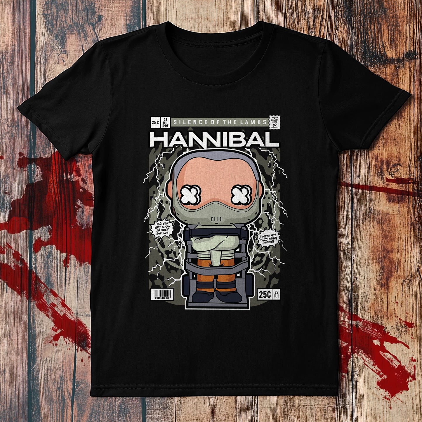 Hannibal Horror Poster T-shirt