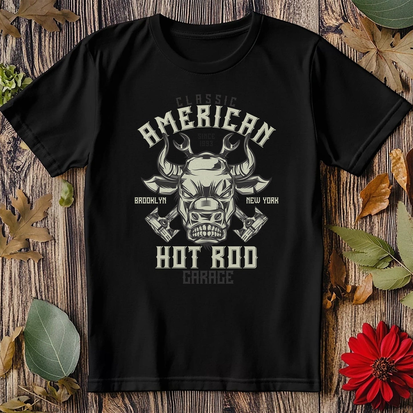 American Hot Rod Bull T-Shirt