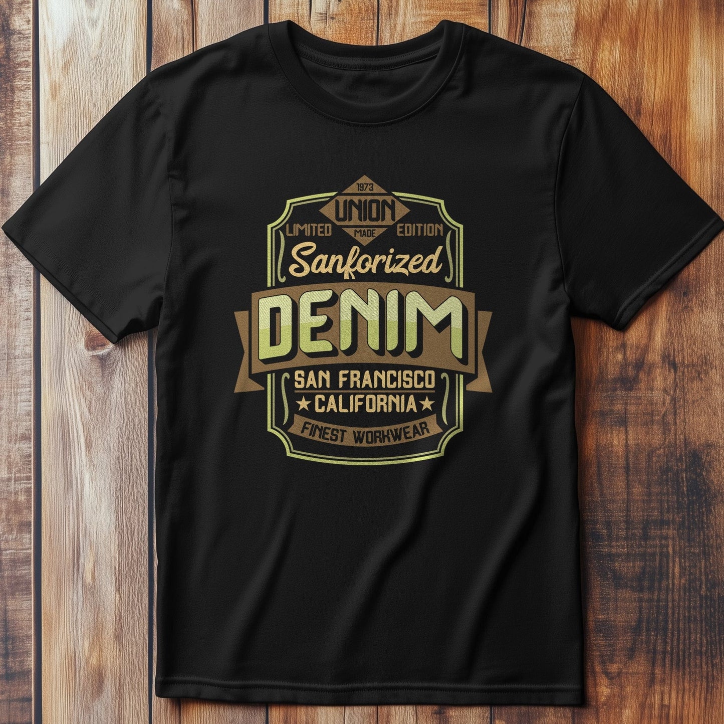 0418.Oleg.Coiner font.S4 Denim Delight T-shirt
