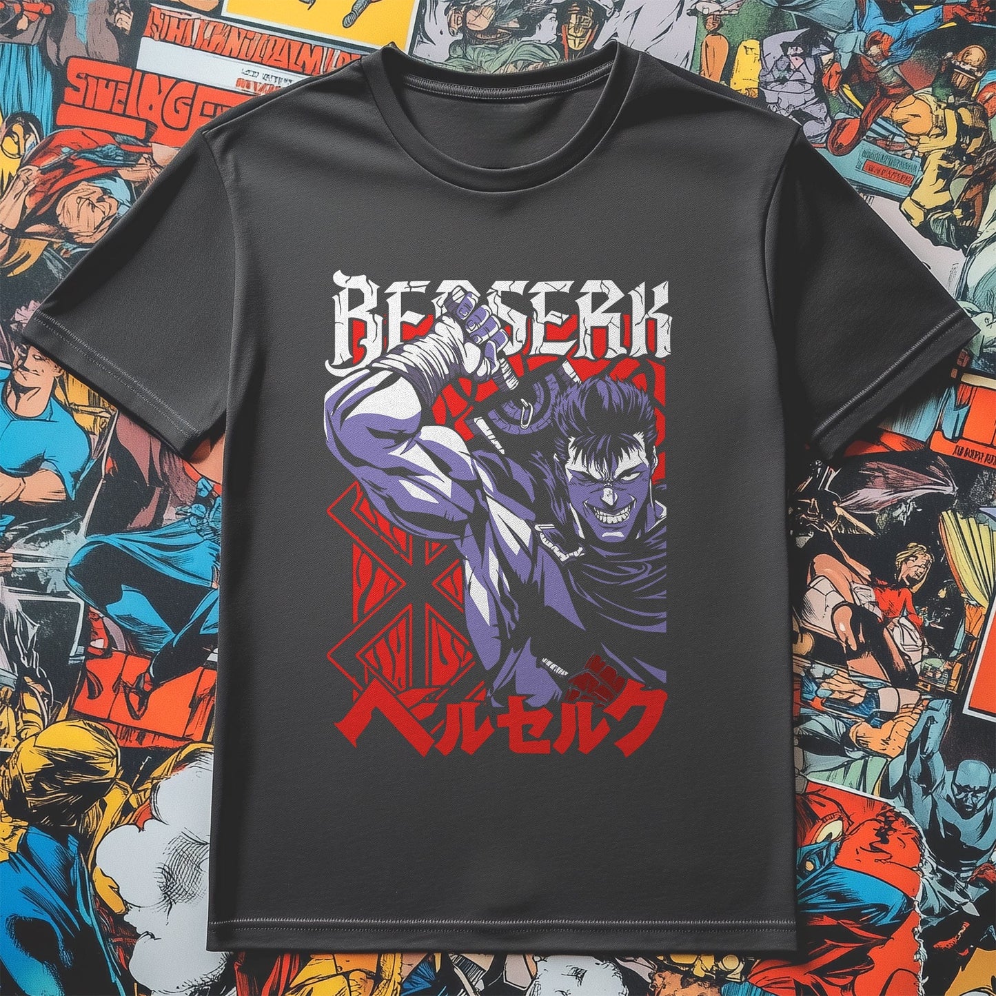 Berserk 1 Rage Poster T-shirt
