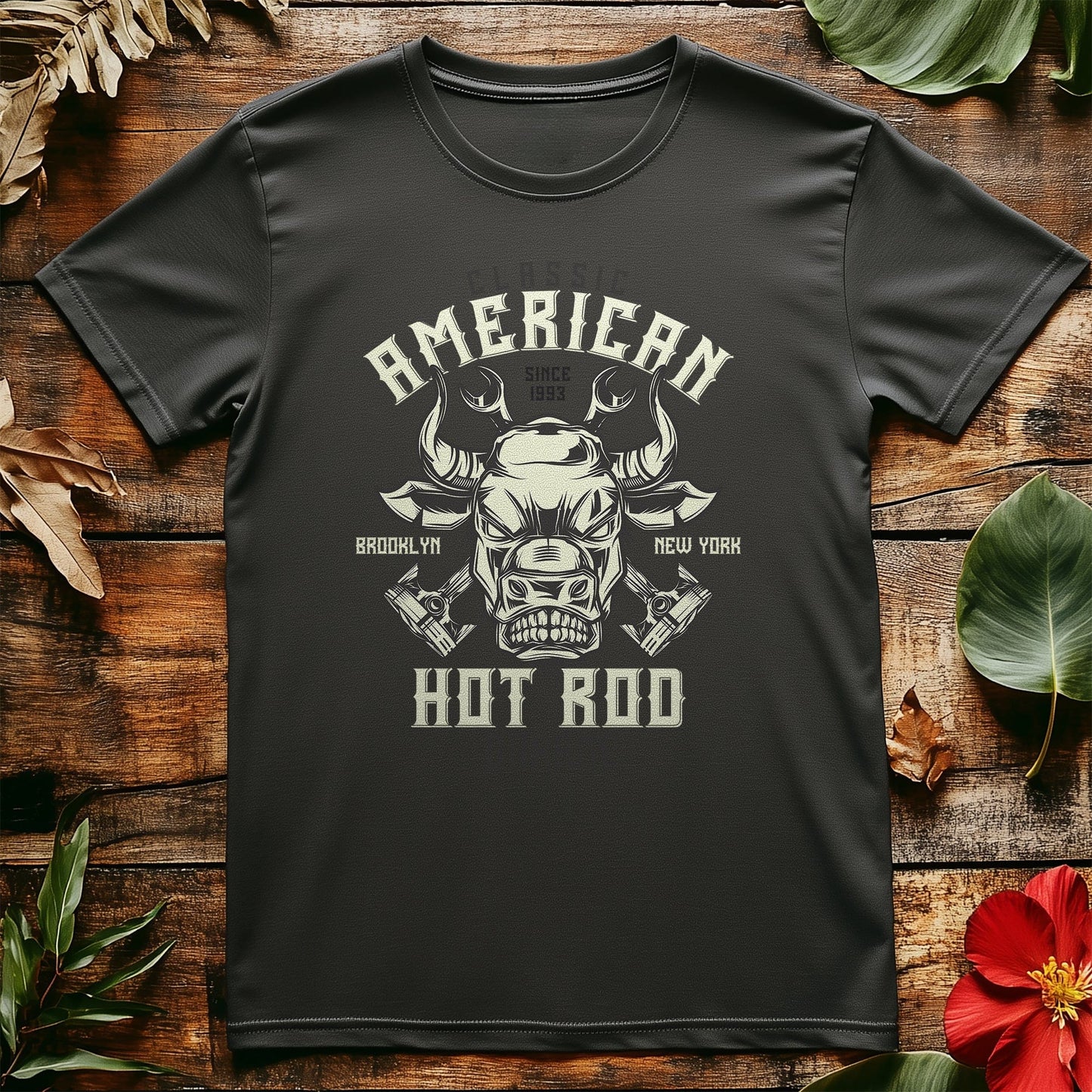 American Hot Rod Bull T-Shirt