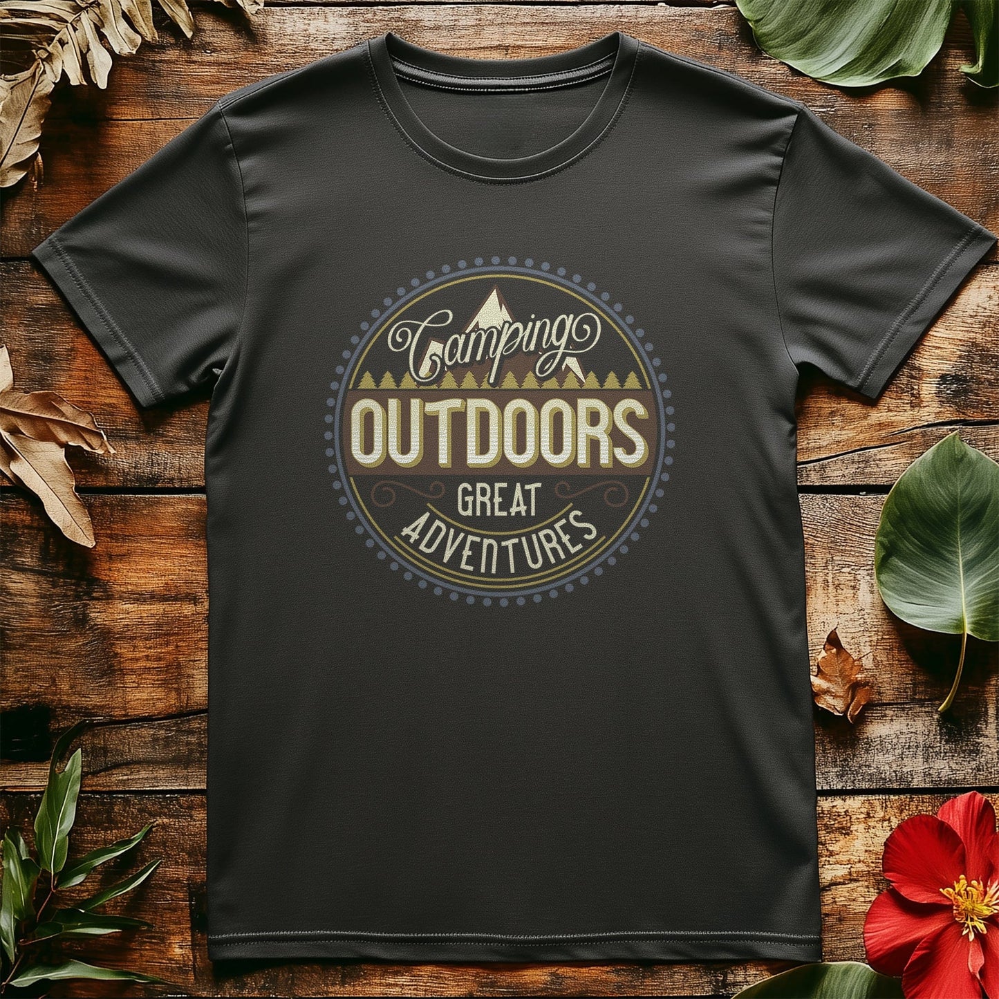 0418.Oleg.Camping_font.S4 T-shirt