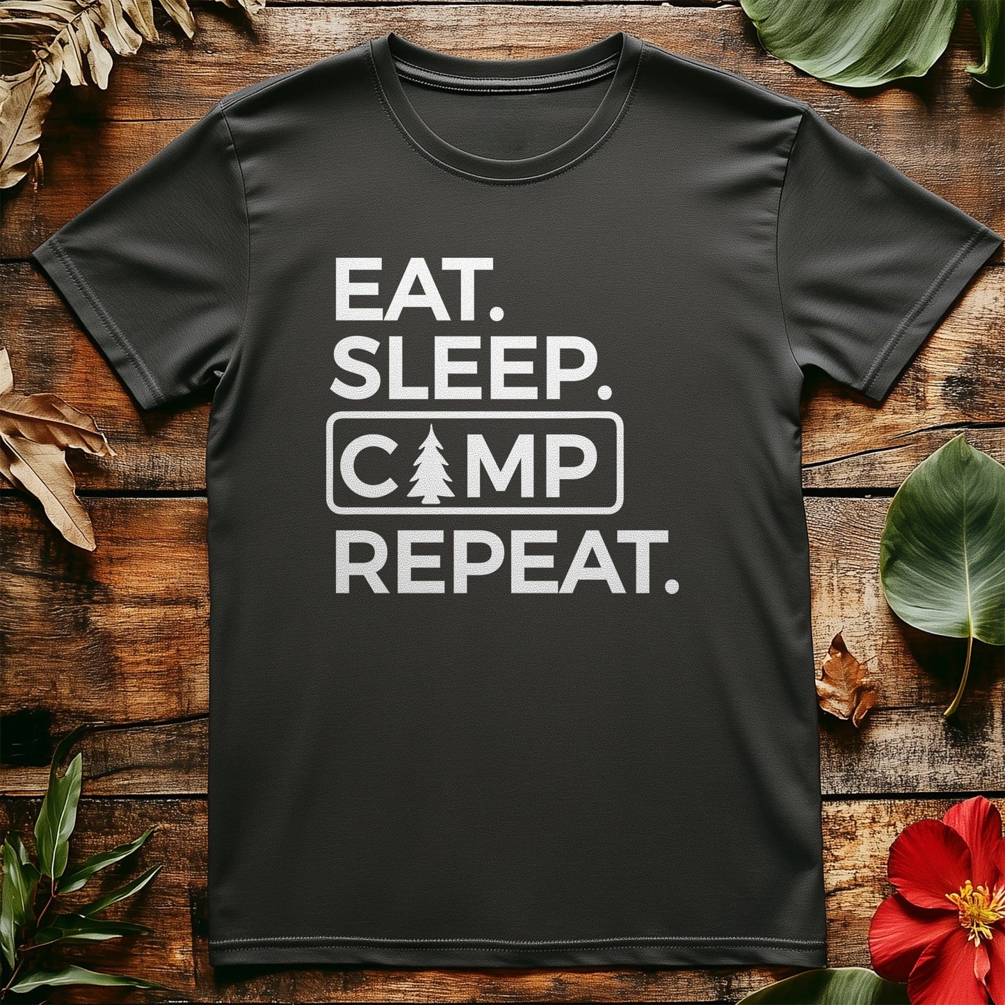 Eat Sleep Camp Repeat T-Shirt -
