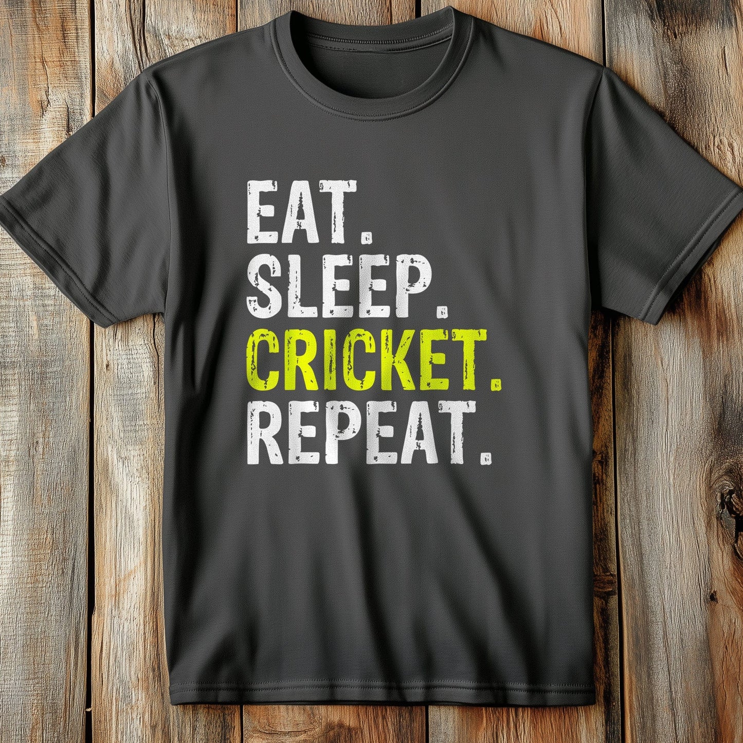 Eat Sleep Cricket Repeat T-shirt
