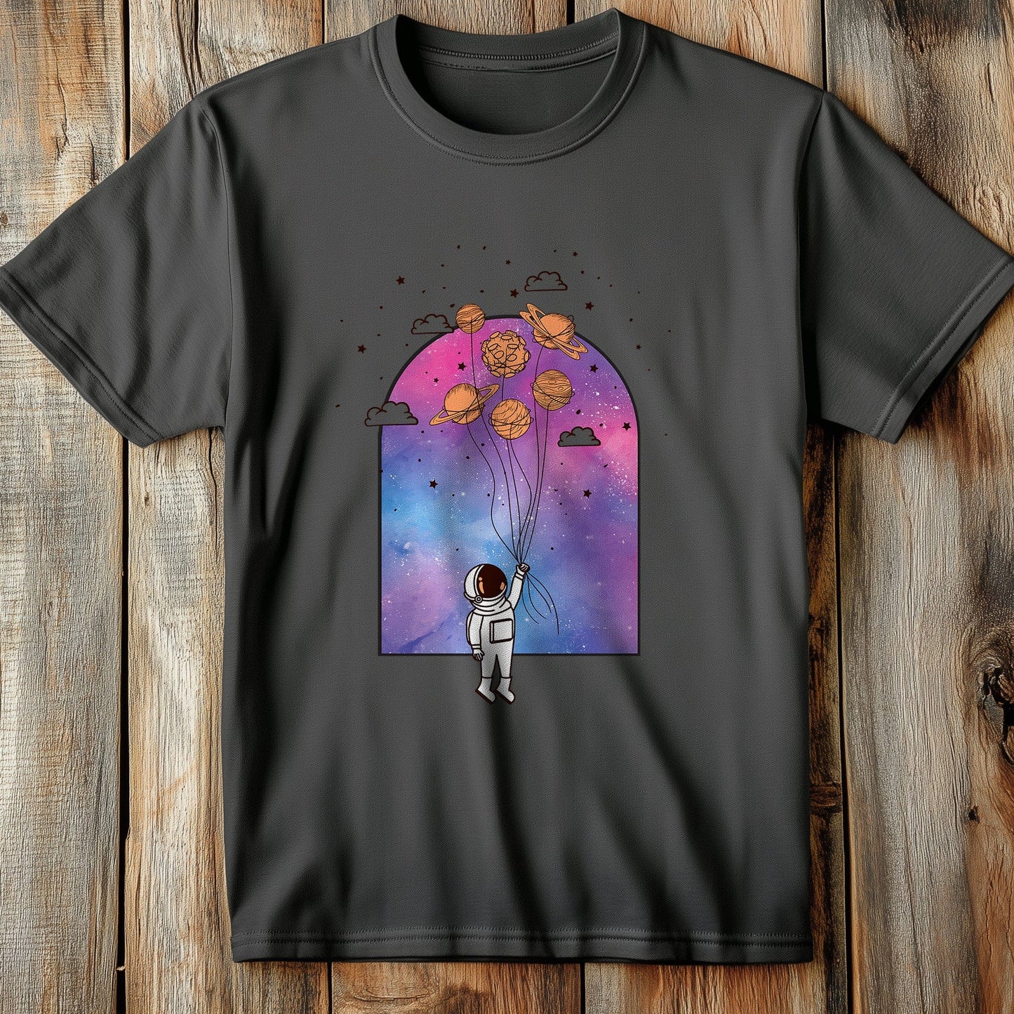 04 – Space Balloon Adventure T-shirt