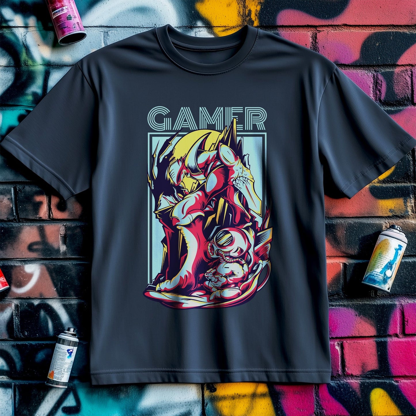 Gamer Poster T-Shirt - Level Up Your