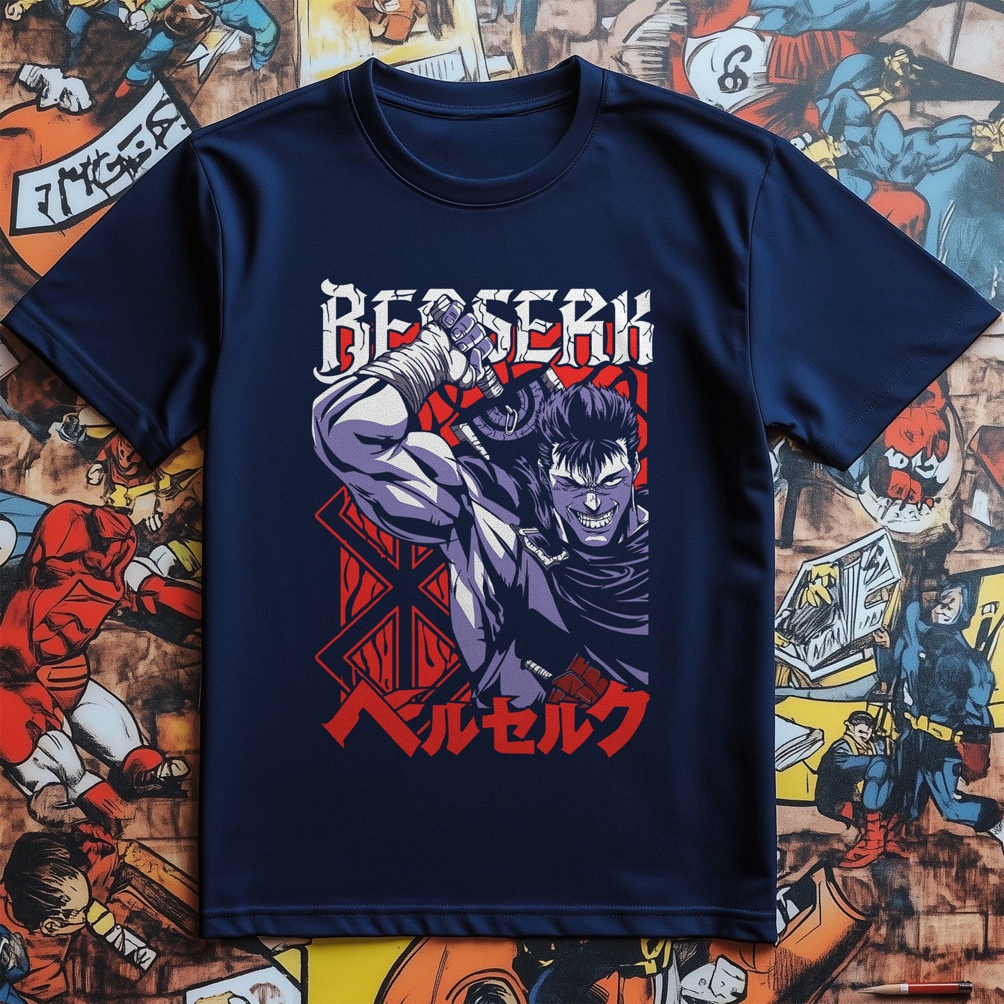 Berserk 1 Rage Poster T-shirt