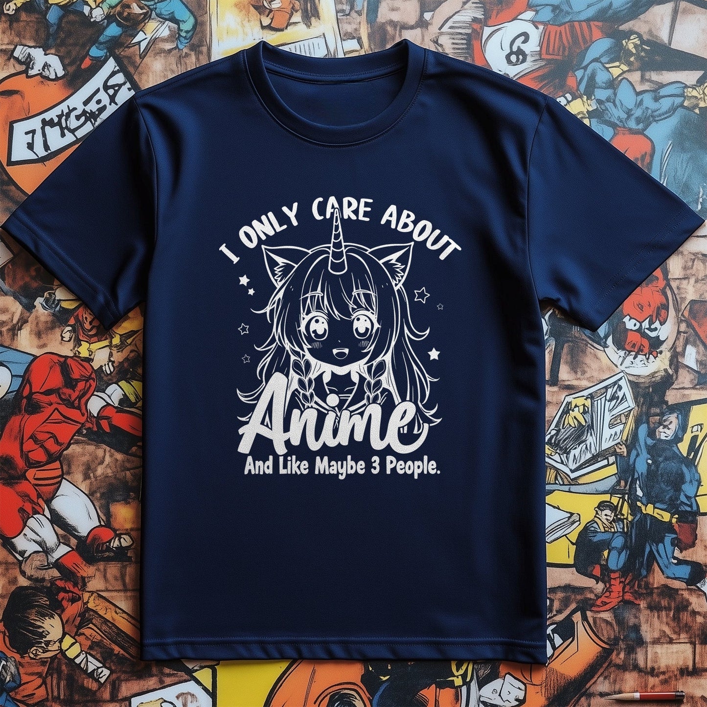 Only Care About Anime T-Shirt -