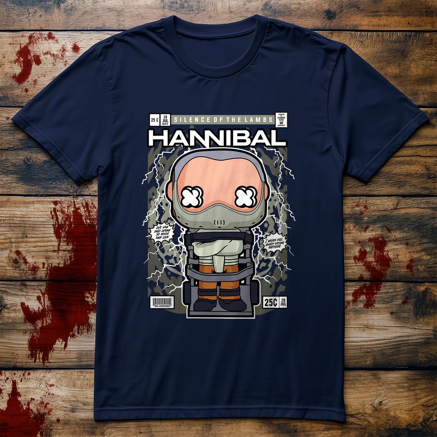 Hannibal Horror Poster T-shirt