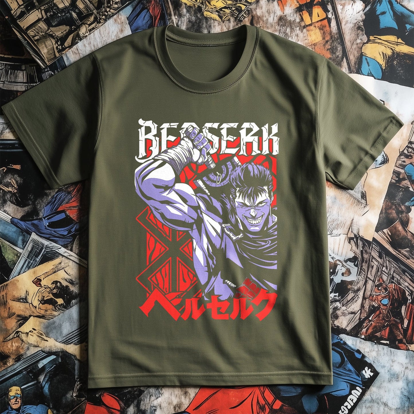 Berserk 1 Rage Poster T-shirt
