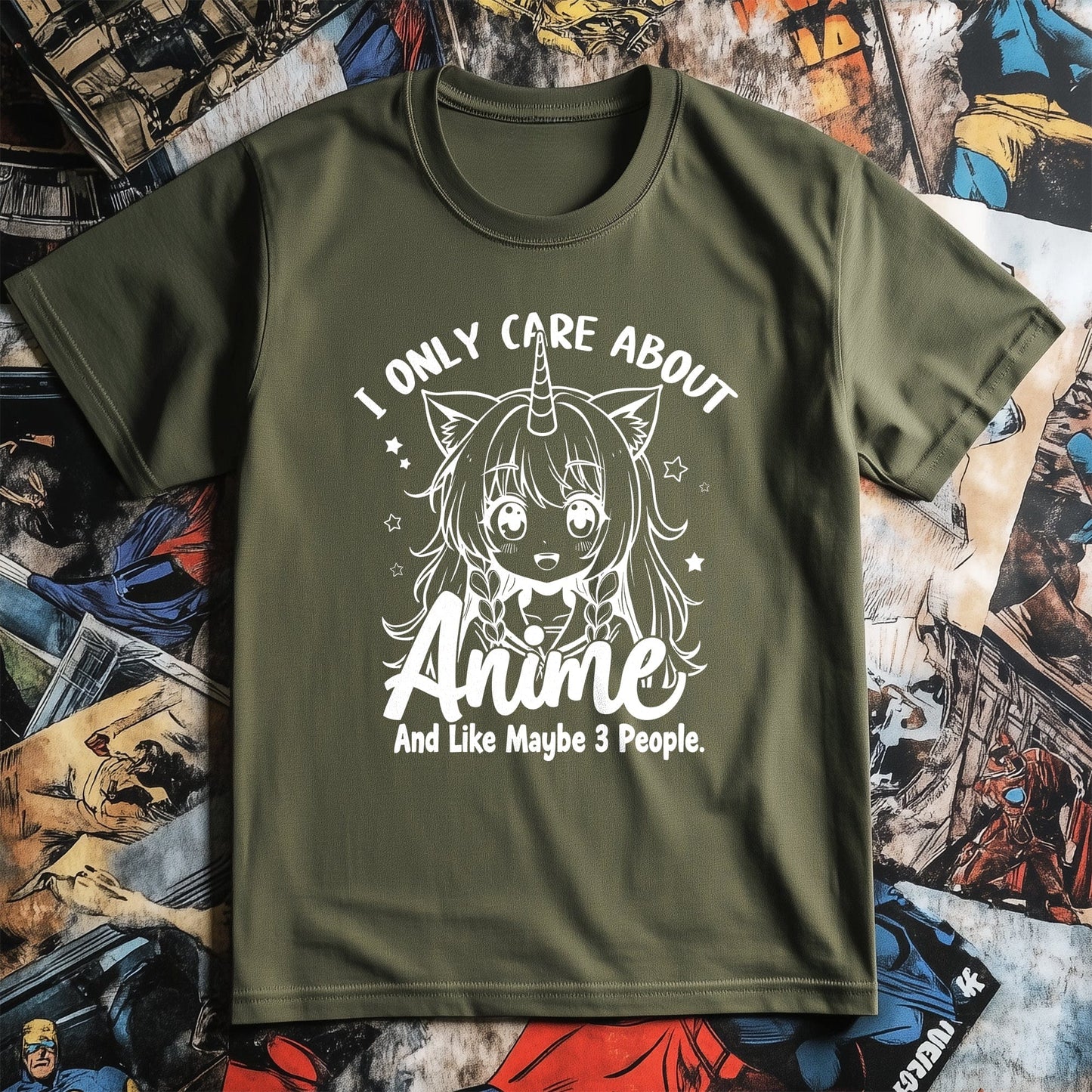Only Care About Anime T-Shirt -