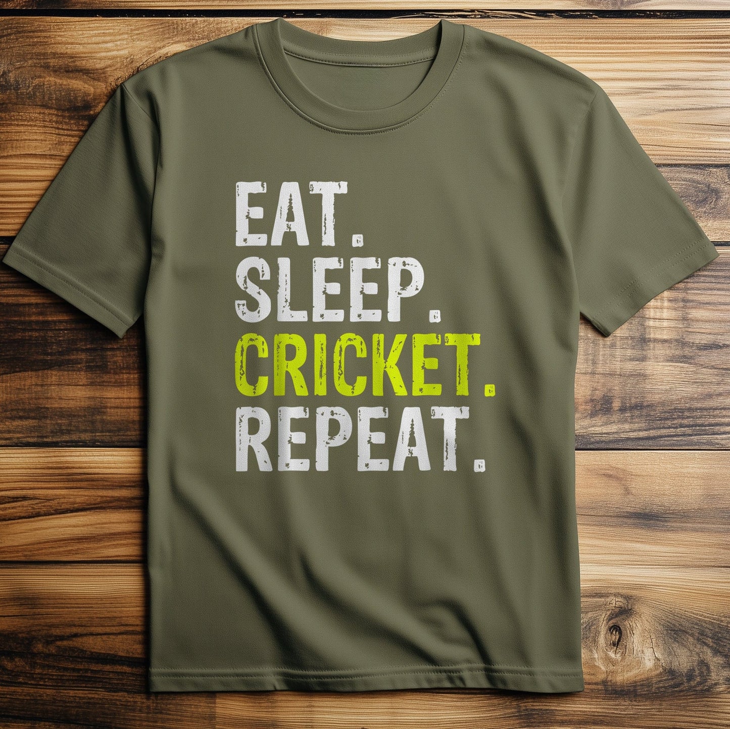 Eat Sleep Cricket Repeat T-shirt