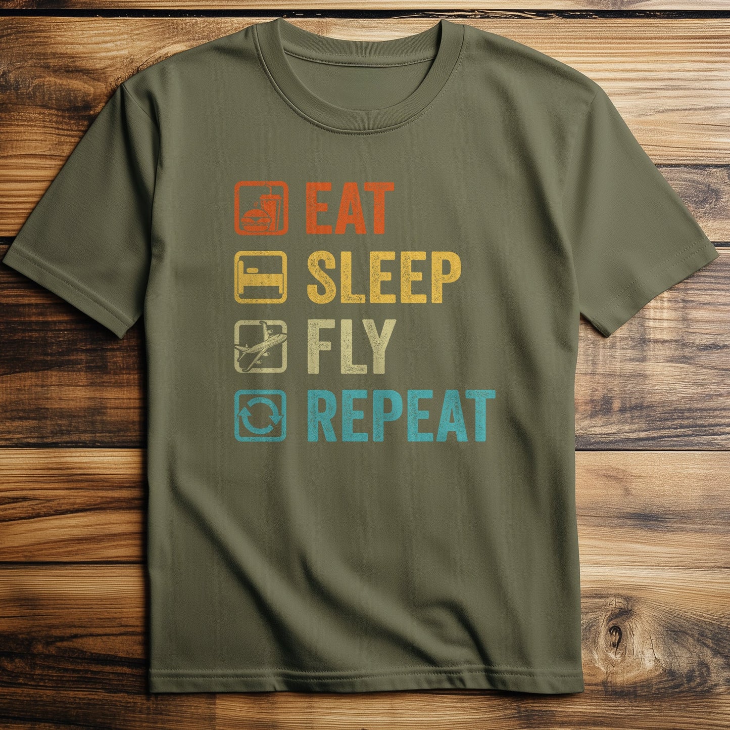 Eat Sleep Fly T-Shirt
