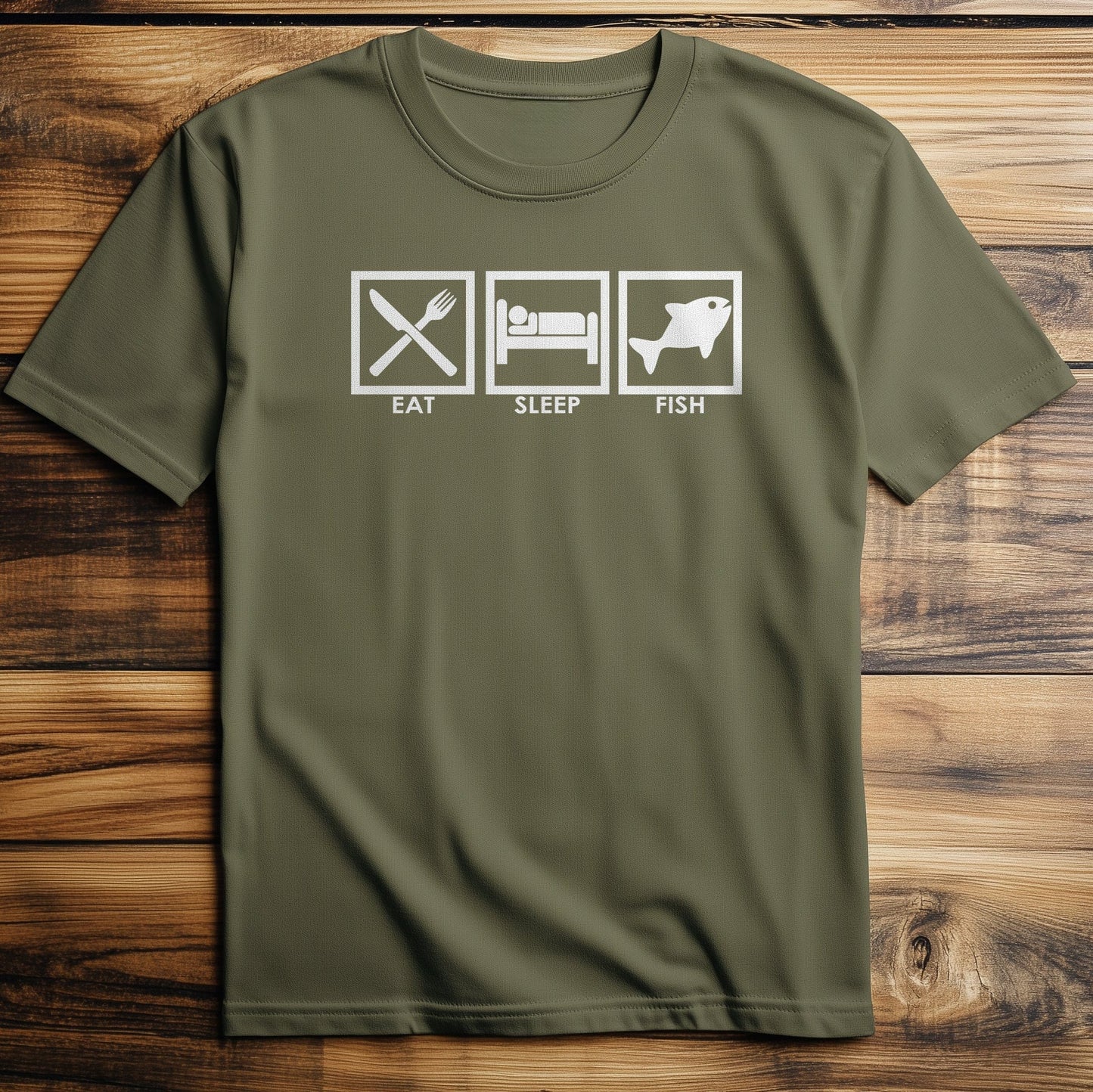 Eat, Sleep, Go Fishing T-Shirt