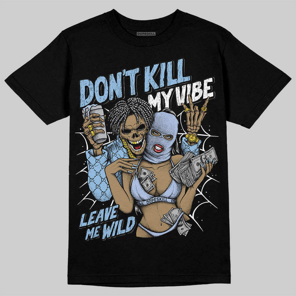 Women's Runner Sneaker Light Blue DopeSkill T-Shirt Don't Kill My Vibe Graphic