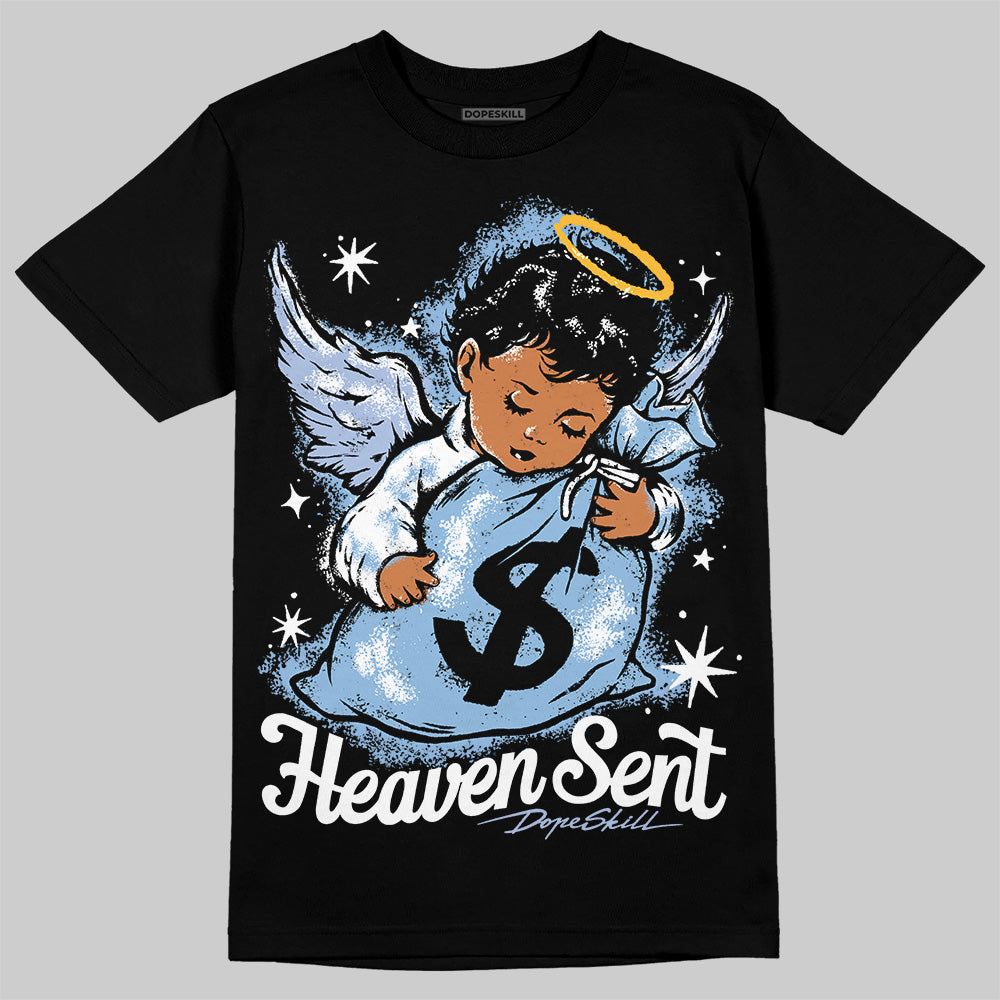 Women's Runner Sneaker Light Blue DopeSkill T-Shirt Heaven Sent Graphic