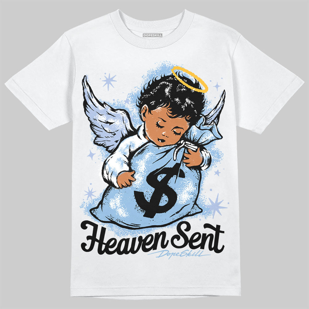 Women's Runner Sneaker Light Blue DopeSkill T-Shirt Heaven Sent Graphic