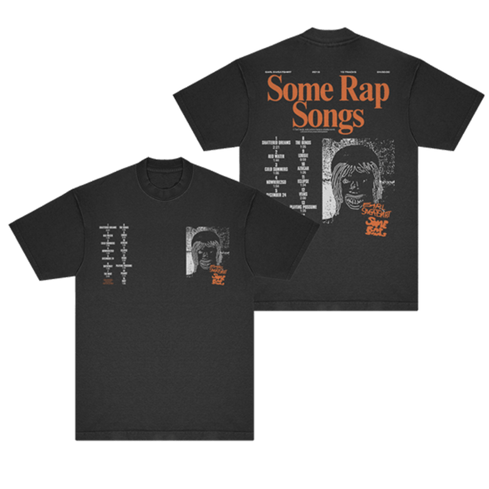 Earl Sweatshirt Merch Some Rap Songs Tracklist T-Shirt Father's Day Gifts For Son In Law