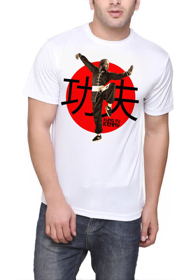 Kung Fu Kenny White T-