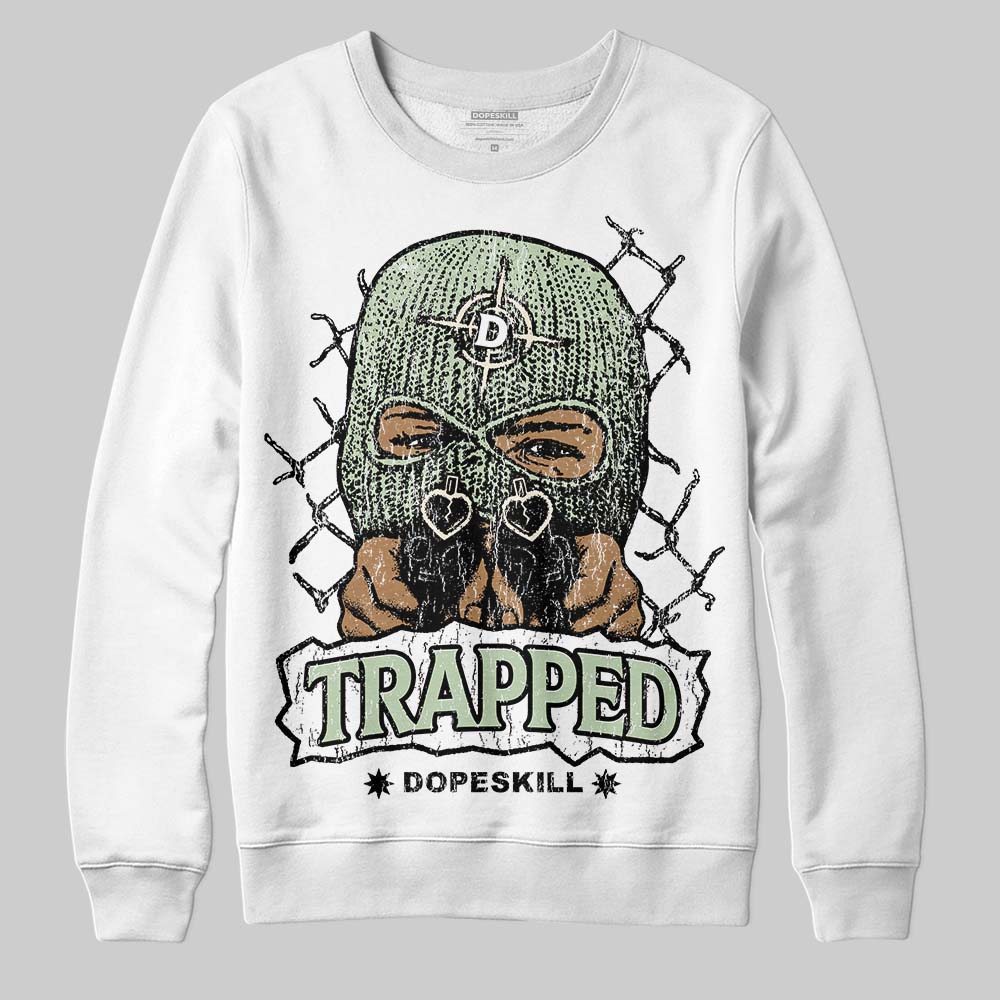 Seafoam 4s 2025 DopeSkill Sweatshirt New Trapped Graphic