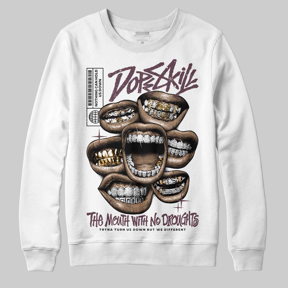 A Ma Maniere x "Violet Ore" 5s DopeSkill Sweatshirt The Mouth With No Droughts Graphic