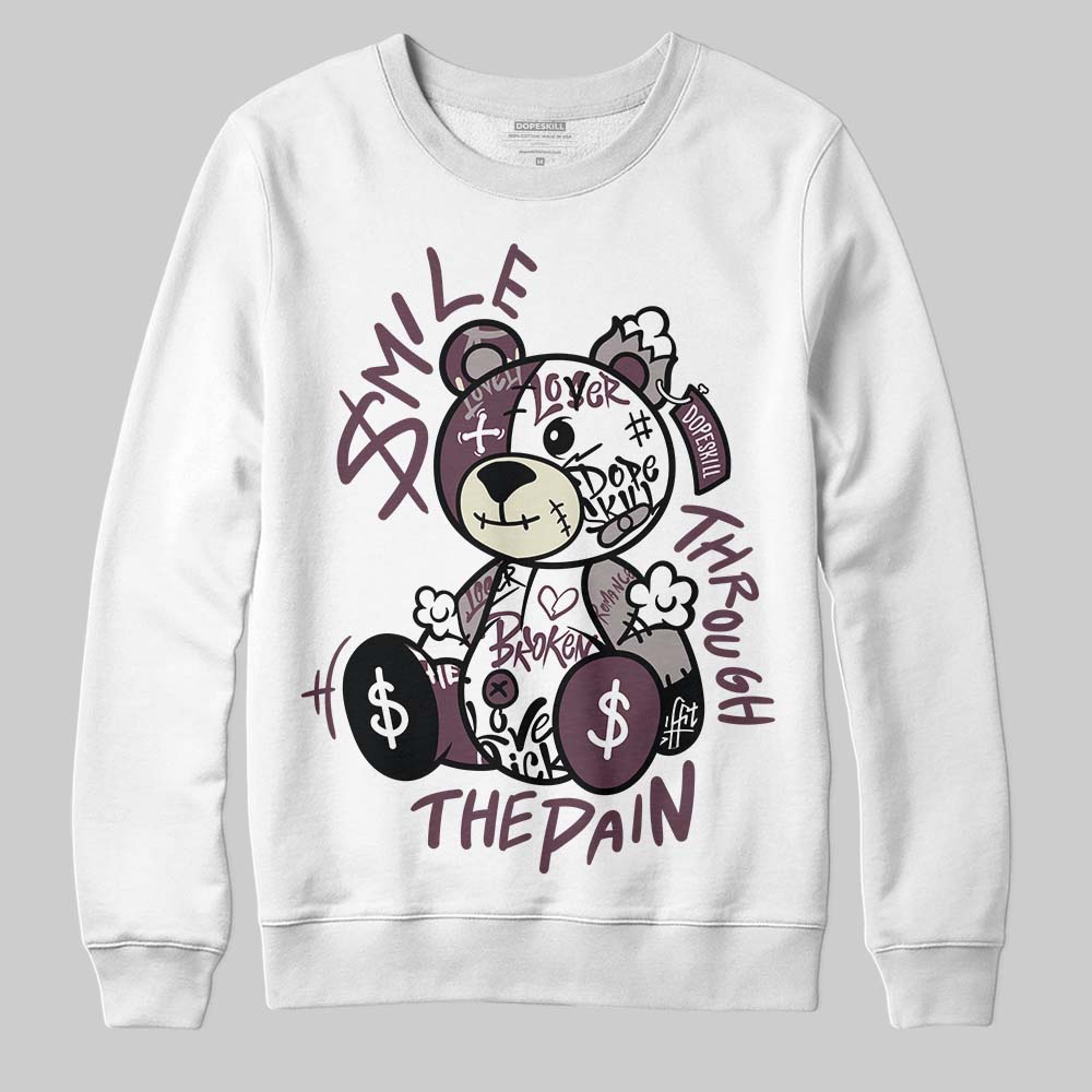 A Ma Maniere x "Violet Ore" 5s DopeSkill Sweatshirt Smile Through The Pain Graphic