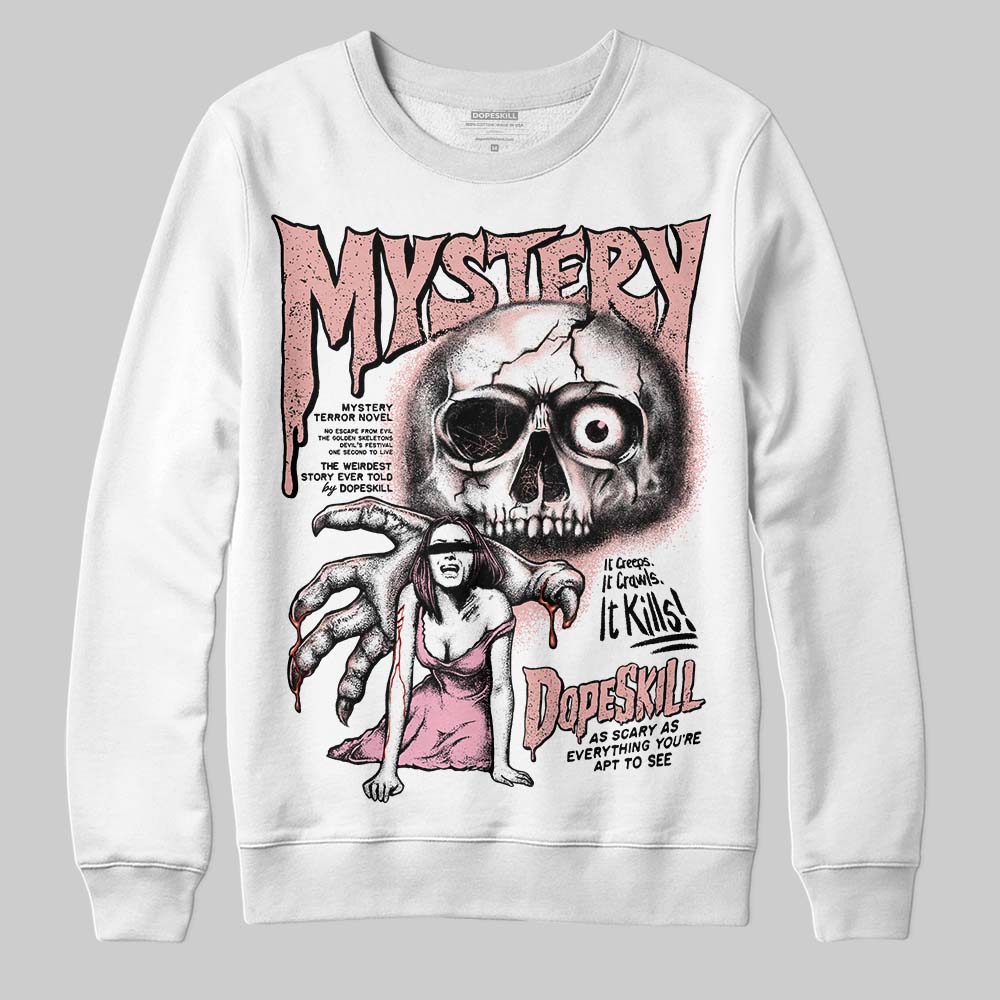 Rust Pink 1s 2025 DopeSkill Sweatshirt Mystery Ghostly Grasp Graphic