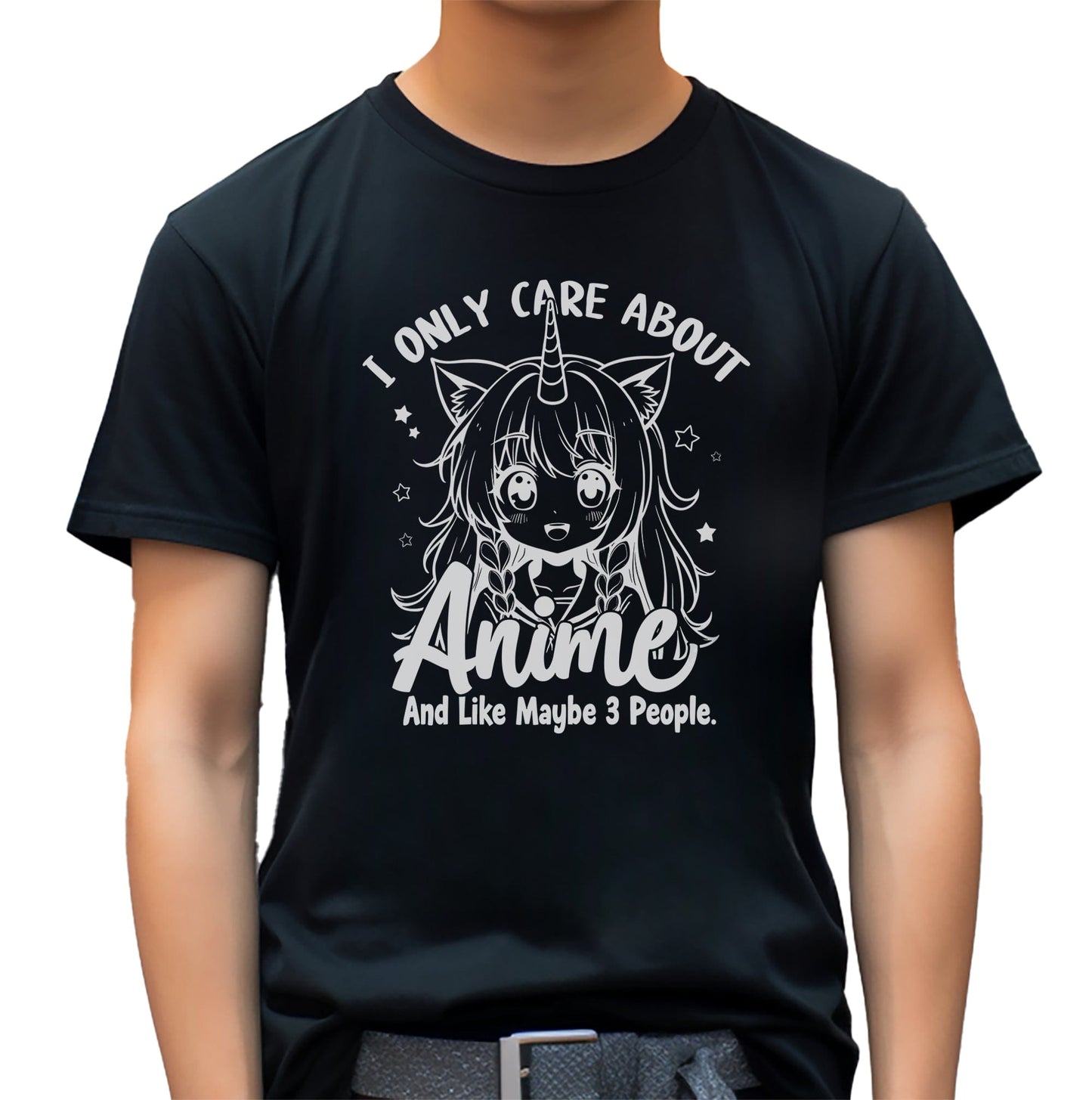 Only Care About Anime T-Shirt -