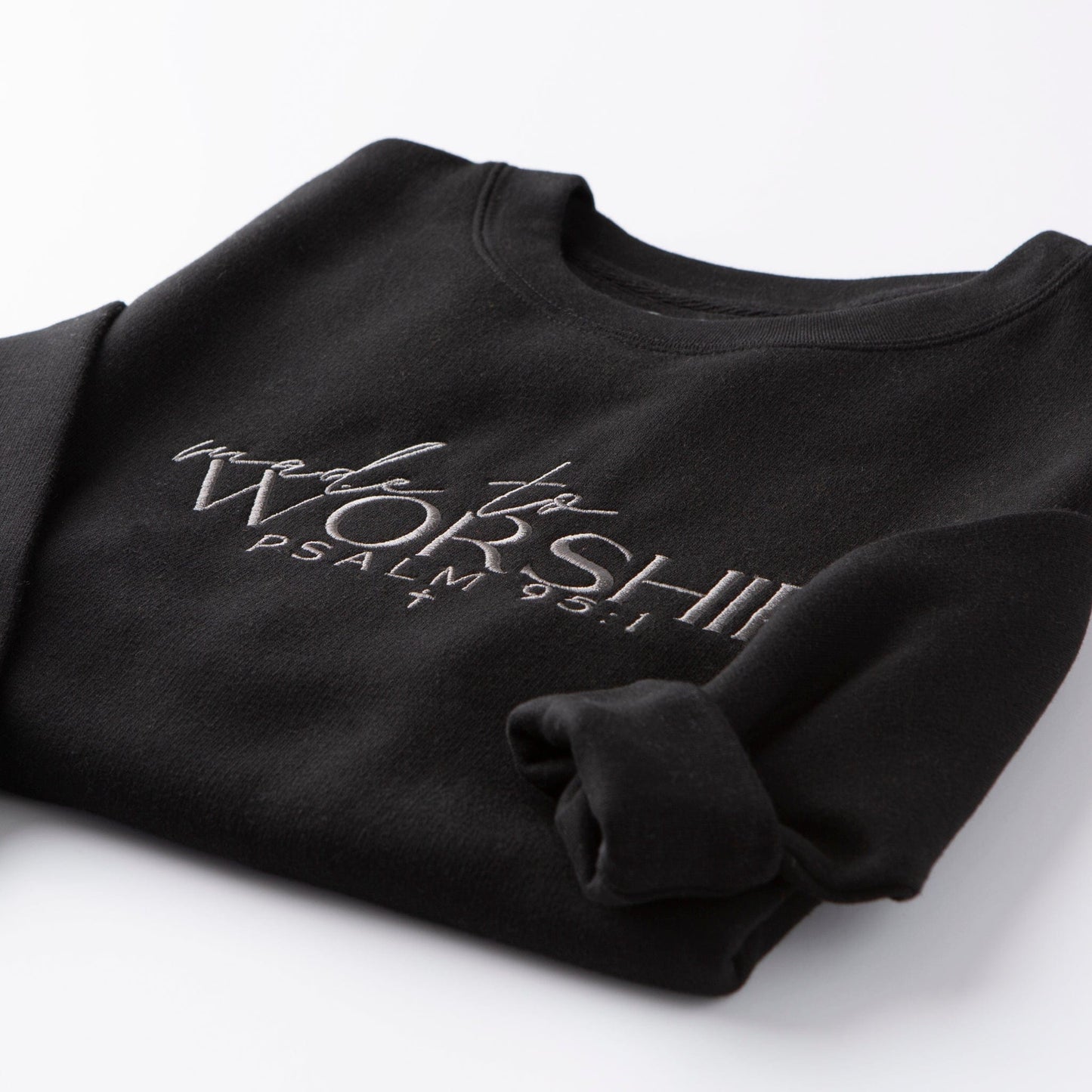 Embroidered Made To Worship Sweatshirt