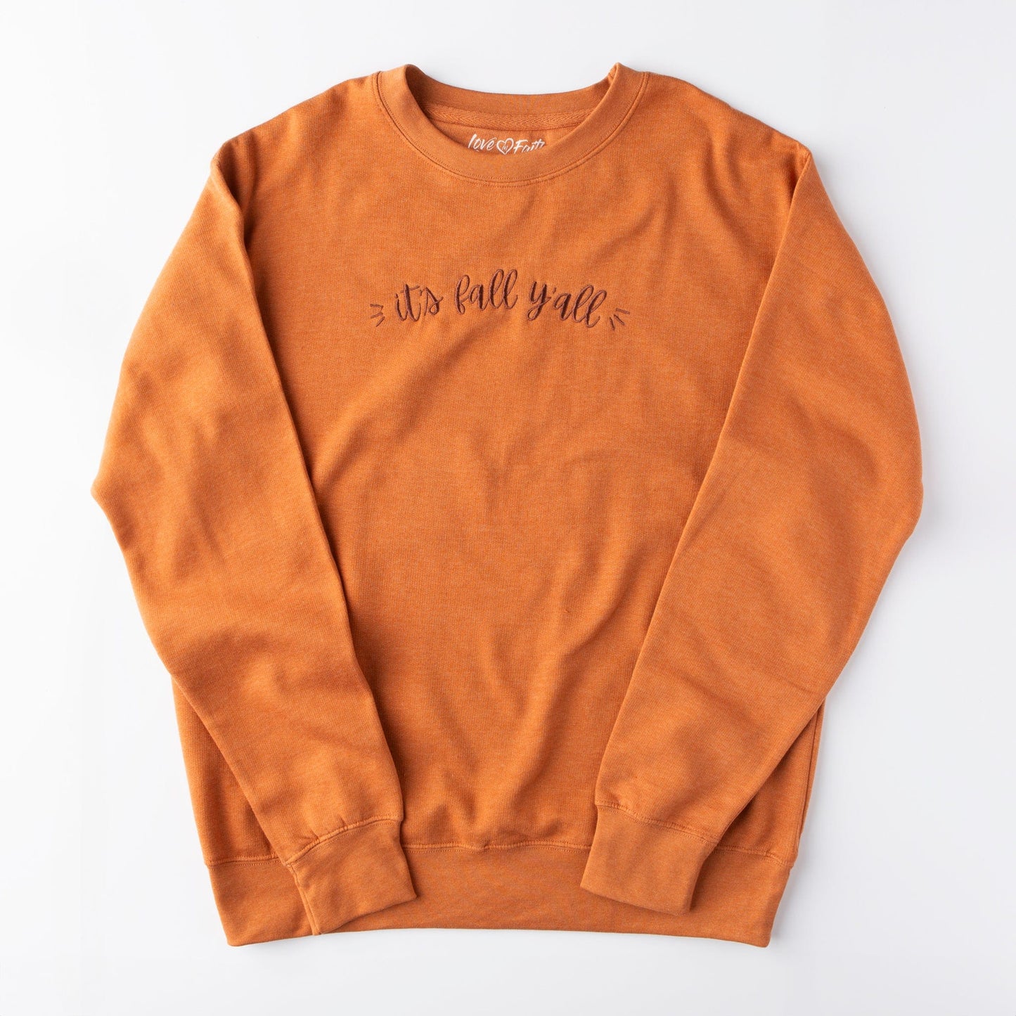 Embroidered It's Fall Y'all Sweatshirt