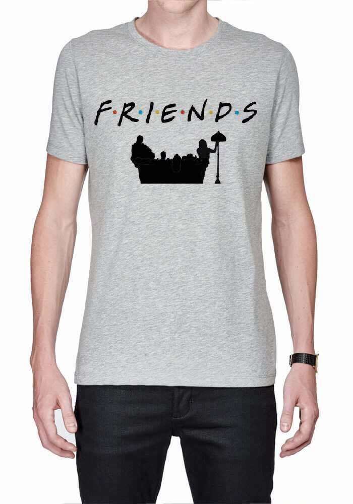 Friends Grey T-Shirt Style001
