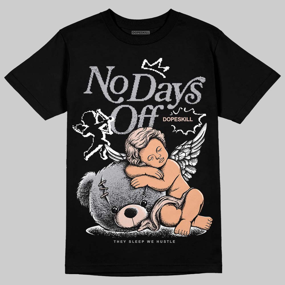 1130 Oyster Grey DopeSkill T-Shirt New No Days Off Graphic
