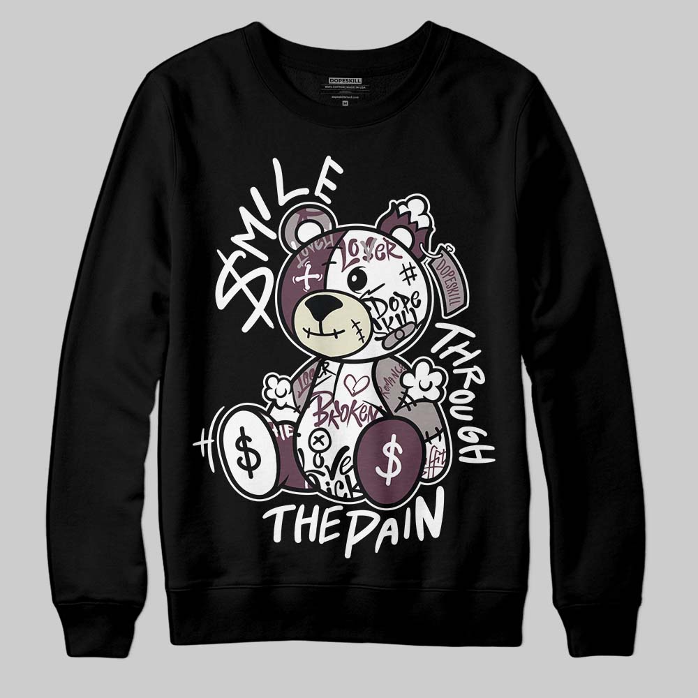 A Ma Maniere x "Violet Ore" 5s DopeSkill Sweatshirt Smile Through The Pain Graphic