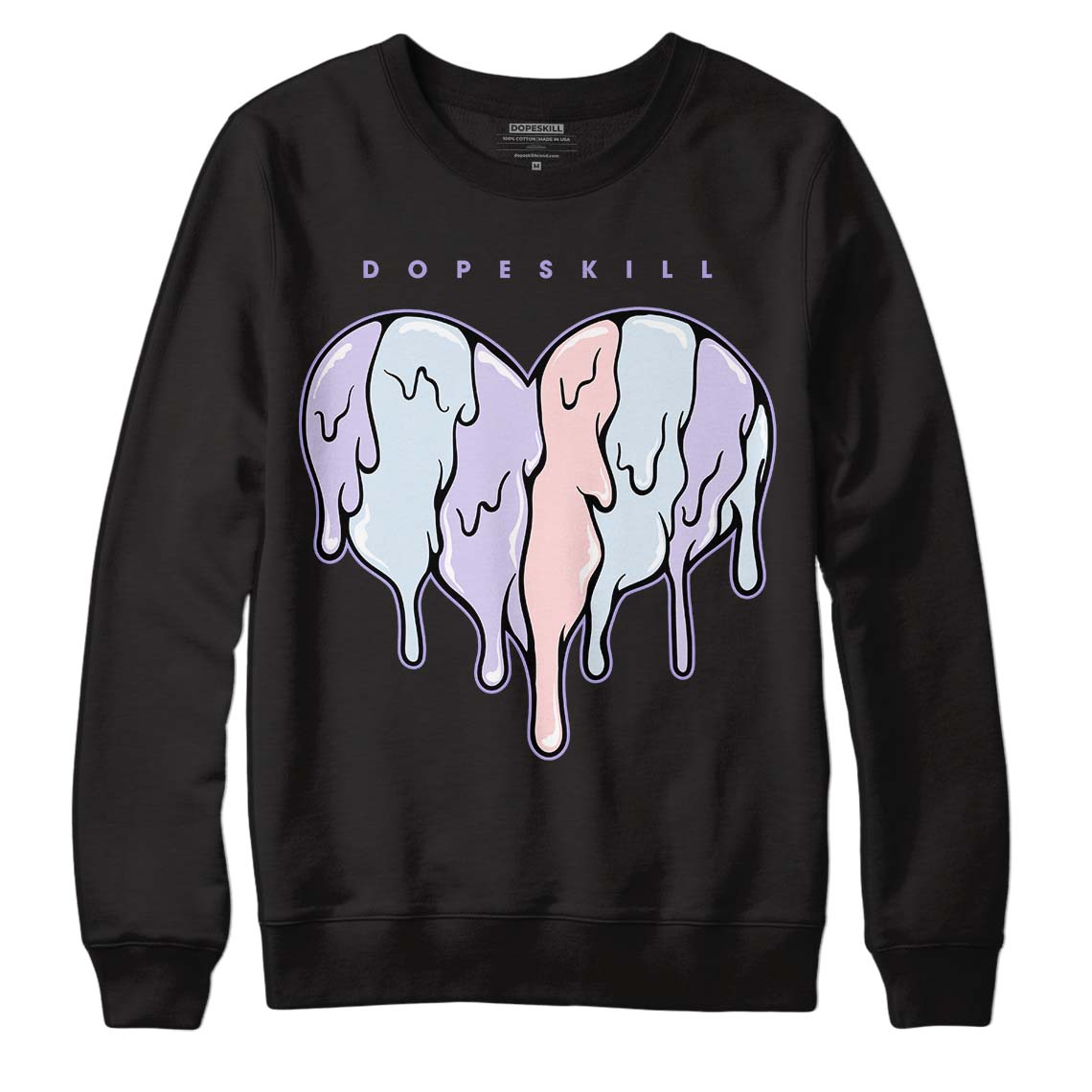 Easter Dunk Low DopeSkill Sweatshirt Slime Drip Heart Graphic